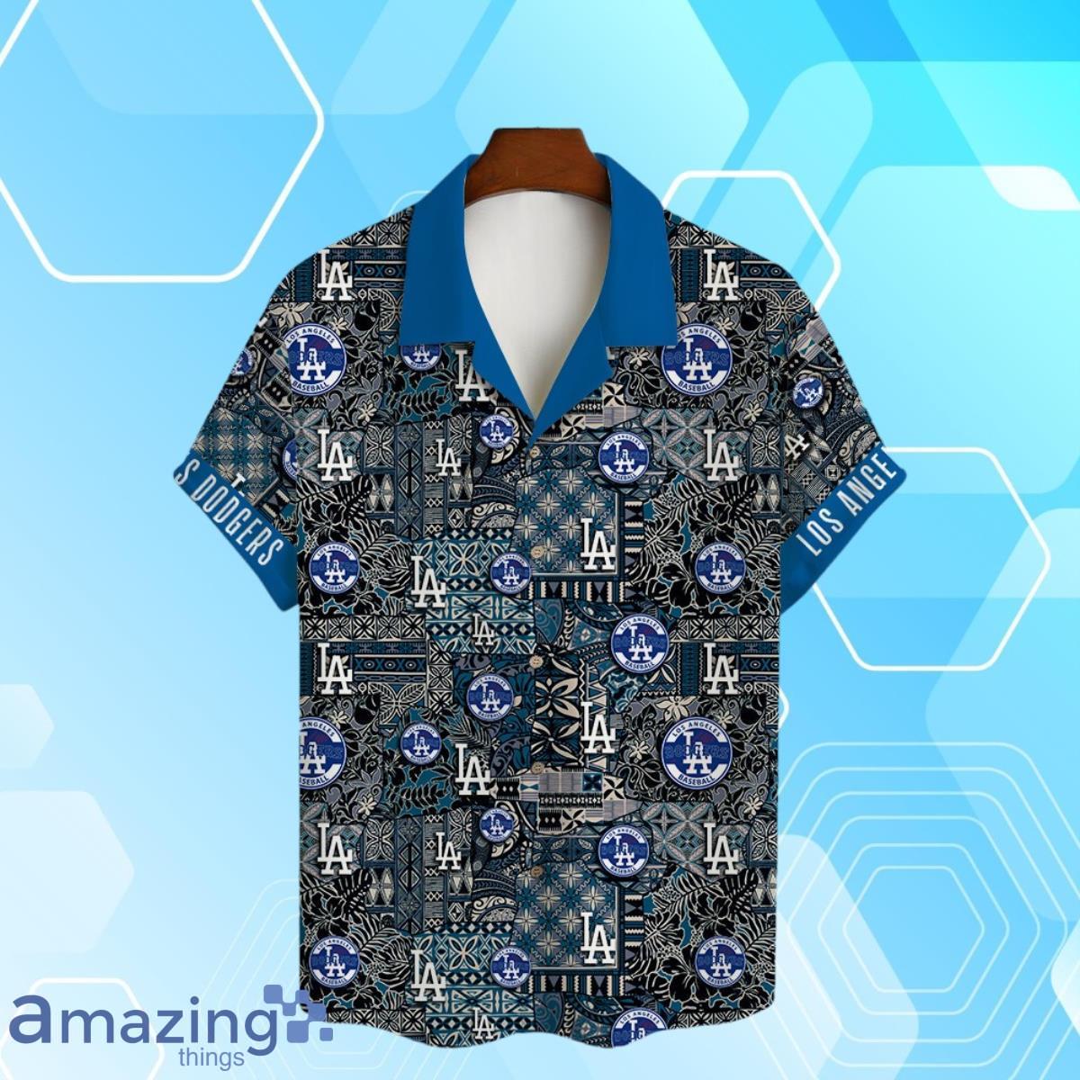 Los Angeles Dodgers MLB Summer Hawaiian Shirt And Short image Los Angeles Dodgers MLB Summer Hawaiian Shirt And Short Product Photo 3