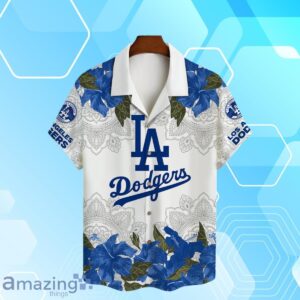 Los Angeles Dodgers MLB Summer Tropical Hawaiian Shirt And Short image Los Angeles Dodgers MLB Summer Tropical Hawaiian Shirt And Short Product Photo 2