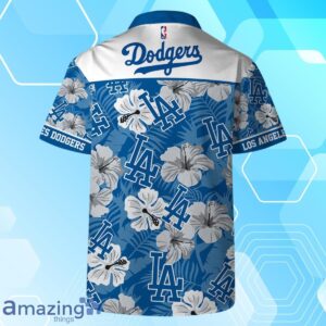Los Angeles Dodgers MLB Team Logo Hawaiian Shirt And Short Vintage Pattern Product Photo 3