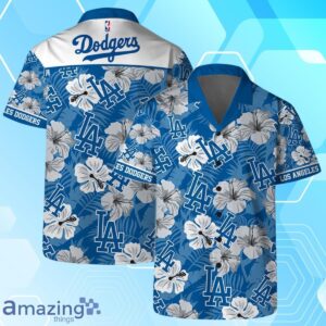 Los Angeles Dodgers MLB Team Logo Hawaiian Shirt And Short Vintage Pattern Product Photo 1