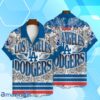 Los Angeles Dodgers Team Logo Colorful Pattern Hawaiian Shirt And Short