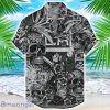 Los Angeles Kings Flower and Skull Hawaiian Shirt NHL Team Halloween Shirt