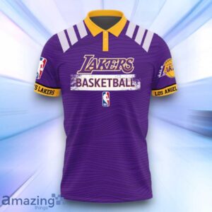 Los Angeles Lakers Style NBA Playoffs 3D Design Basketball 2024 Polo Shirt image Los Angeles Lakers Style NBA Playoffs 3D Design Basketball 2024 Polo Shirt Product Photo 2
