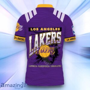 Los Angeles Lakers Style NBA Playoffs 3D Design Basketball 2024 Polo Shirt image Los Angeles Lakers Style NBA Playoffs 3D Design Basketball 2024 Polo Shirt Product Photo 3