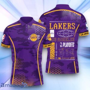 Los Angeles Lakers Style NBA Playoffs New Design Basketball 2024 Polo Shirt Product Photo 1