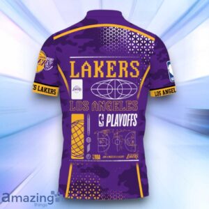 Los Angeles Lakers Style NBA Playoffs New Design Basketball 2024 Polo Shirt Product Photo 3