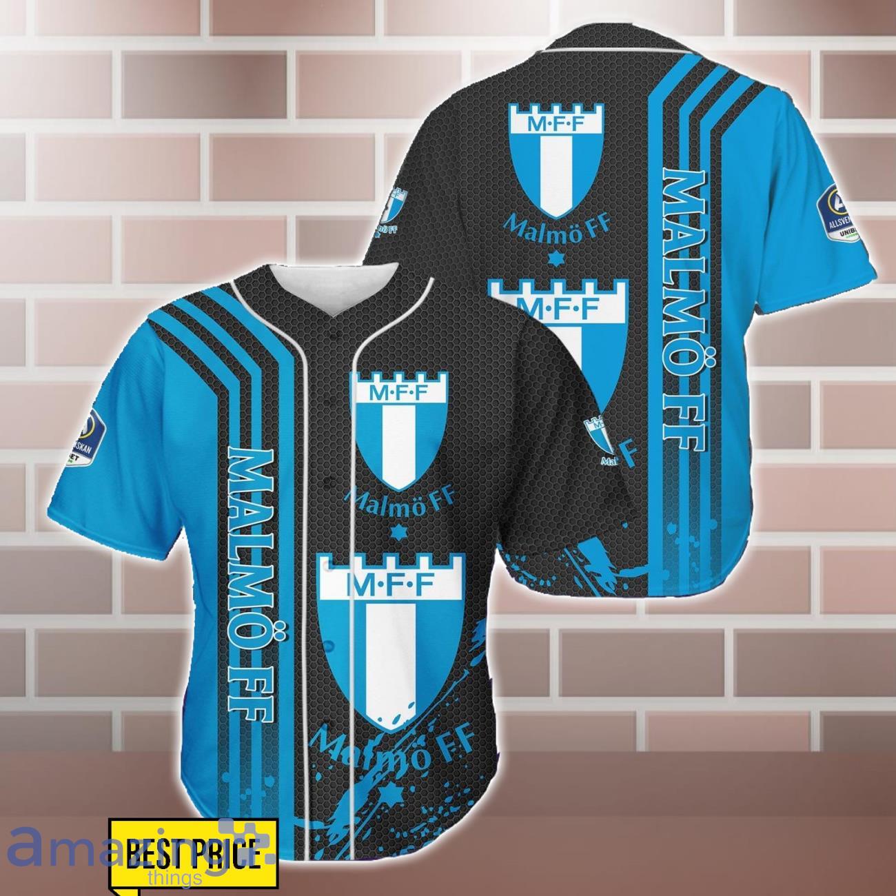 Malmö FF Allsvenskan Jersey Baseball Shirt image Malmö FF Allsvenskan Jersey Baseball Shirt Product Photo 1