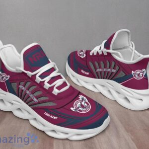 Manly Warringah Sea Eagles Custom Name NRL Max Soul Shoes Product Photo 2