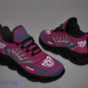 Manly Warringah Sea Eagles Custom Name NRL Max Soul Shoes Product Photo 3