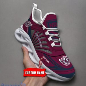 Manly Warringah Sea Eagles Custom Name NRL Max Soul Shoes Product Photo 1