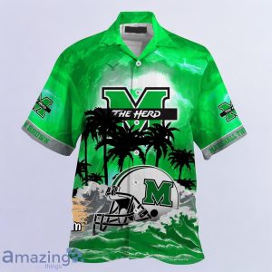 Marshall Thundering Herd NCAA Best Hawaiian Shirt For Men Women Custom Name image Marshall Thundering Herd NCAA Best Hawaiian Shirt For Men Women Custom Name Product Photo 2