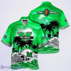 Marshall Thundering Herd NCAA Best Hawaiian Shirt For Men Women Custom Name Product Photo 1