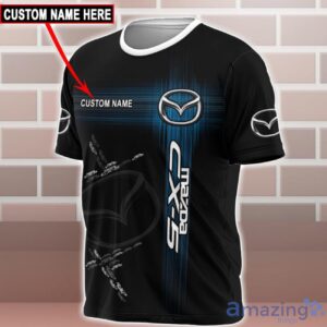 Mazda CX5 Logo Custom Name 3D T-Shirt Sweatshirt Hoodie Bomber Jacket Product Photo 2