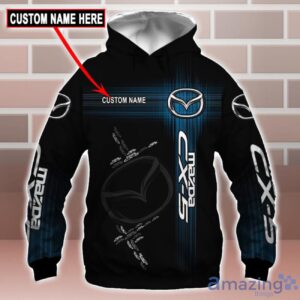 Mazda CX5 Logo Custom Name 3D T-Shirt Sweatshirt Hoodie Bomber Jacket Product Photo 1