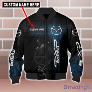 Mazda CX5 Logo Custom Name 3D T-Shirt Sweatshirt Hoodie Bomber Jacket Product Photo 6
