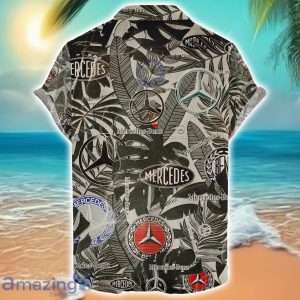 Mercedes Benz Car Retro Logo 3D Hawaiian Shirt For Men And Women Gift image Mercedes Benz Car Retro Logo 3D Hawaiian Shirt For Men And Women Gift Product Photo 2