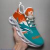 Miami Dolphins Custom Name Max Soul Shoes Trending Sneakers For Fans