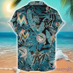 Miami Marlins 3D Hawaiian Shirt Retro Logo Revolution MLB New Design Summer Gift For Men Women Product Photo 2
