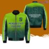 Michigan State Spartans AOP Sleeve Pocket Bomber Jacket Hot Style 3D Printing