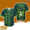 Michigan State Spartans Personalized Button Baseball Jersey Shirt Unisex Brush Pattern
