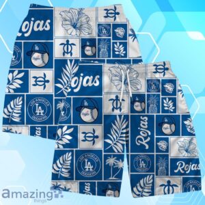 Miguel Rojas Los Angeles Dodgers MLB Square Hawaiian Shirt And Short Product Photo 1