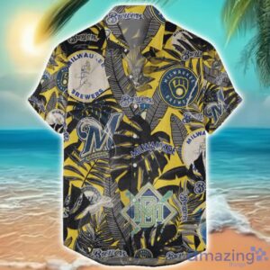 Milwaukee Brewers 3D Hawaiian Shirt Retro Logo Revolution MLB New Design Summer Gift For Men Women Product Photo 1