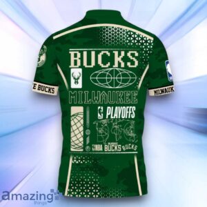 Milwaukee Bucks Style NBA Playoffs New Design Basketball 2024 Polo Shirt Product Photo 3
