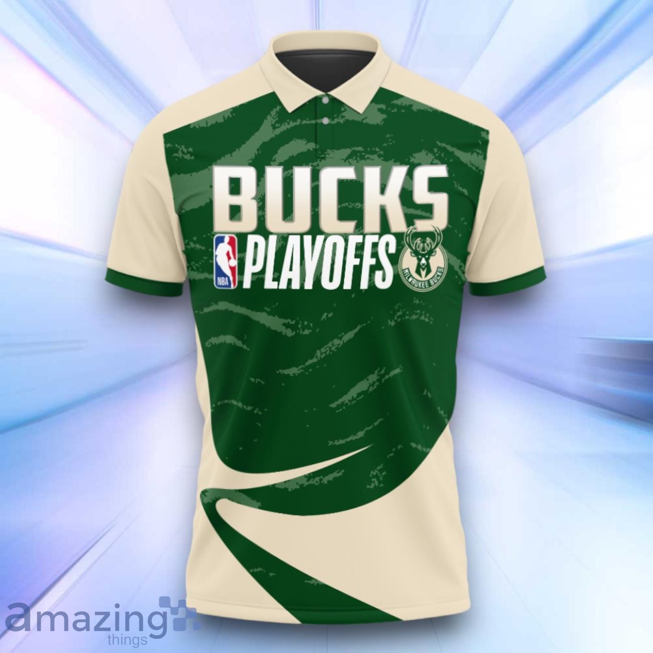 Milwaukee Bucks Style NBA Playoffs New Design Basketball 2024 Polo Shirt For Fan image Milwaukee Bucks Style NBA Playoffs New Design Basketball 2024 Polo Shirt For Fan Product Photo 2
