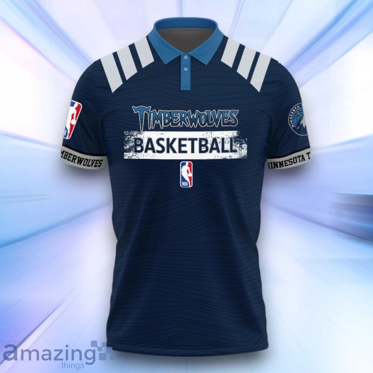 Minnesota Timberwolves Style NBA Playoffs 3D Design Basketball 2024 Polo Shirt image Minnesota Timberwolves Style NBA Playoffs 3D Design Basketball 2024 Polo Shirt Product Photo 2
