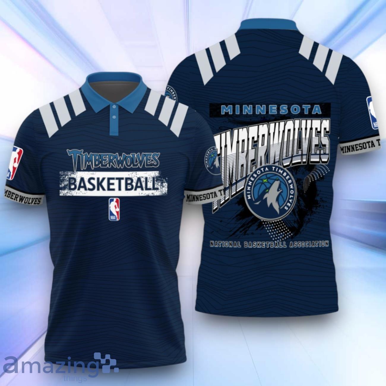 Minnesota Timberwolves Style NBA Playoffs 3D Design Basketball 2024 Polo Shirt image Minnesota Timberwolves Style NBA Playoffs 3D Design Basketball 2024 Polo Shirt Product Photo 1