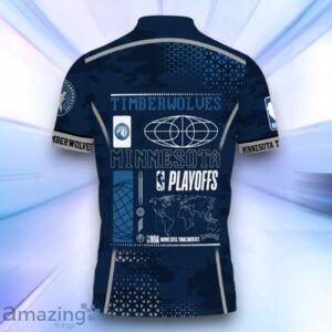 Minnesota Timberwolves Style NBA Playoffs New Design Basketball 2024 Polo Shirt Product Photo 2