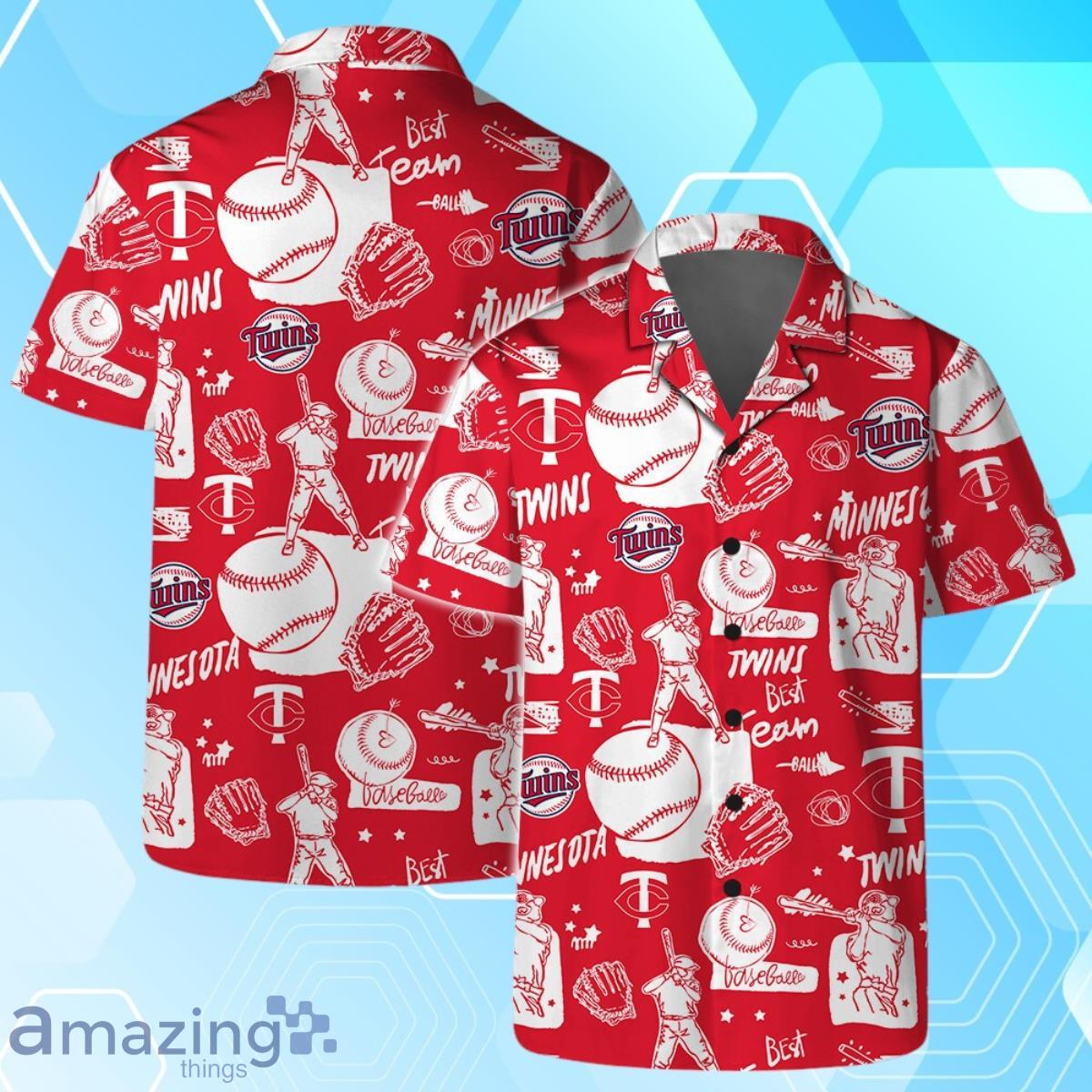 Minnesota Twins MLB Logo Legend Team Hawaiian Shirt And Short image Minnesota Twins MLB Logo Legend Team Hawaiian Shirt And Short Product Photo 2