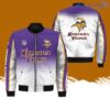 Minnesota Vikings AOP Sleeve Pocket Bomber Jacket Hot Style 3D Printing