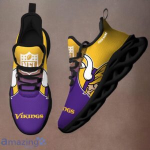 Minnesota Vikings Custom Name Max Soul Shoes Trending Sneakers For Fans Product Photo 3