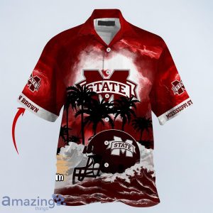 Mississippi State Bulldogs NCAA Best Hawaiian Shirt For Men Women Custom Name Product Photo 1