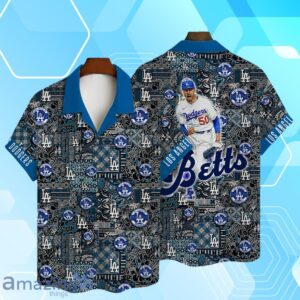 Mookie Betts Los Angeles Dodgers MLB Summer Hawaiian Shirt And Short image Mookie Betts Los Angeles Dodgers MLB Summer Hawaiian Shirt And Short Product Photo 2