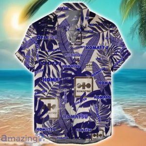 Komatsu Tractor Retro Logo 3D Hawaiian Shirt For Men And Women Gift Product Photo 1