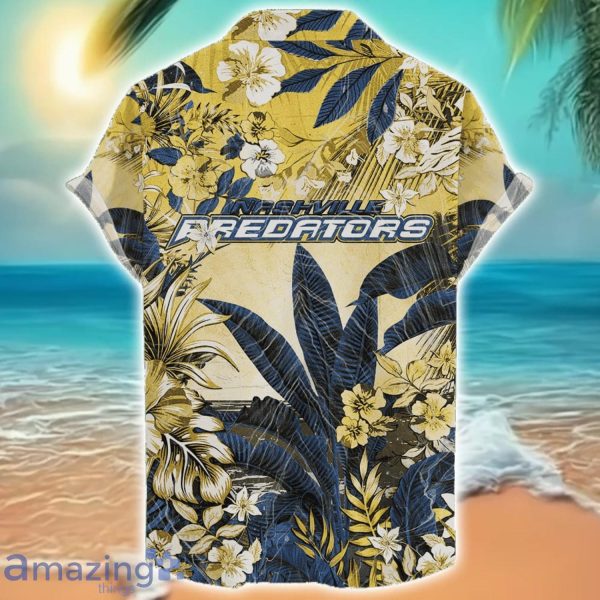 Nashville Predators Tropical Skull Halloween 3D Hawaiian Shirt For Men Women NHL Fans 2023 Product Photo 2