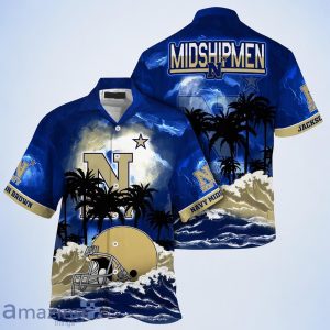 Navy Midshipmen NCAA Best Hawaiian Shirt For Men Women Custom Name Product Photo 1