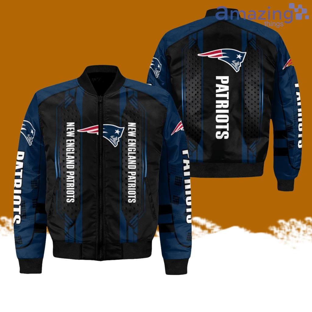 New England Patriots 3D AOP Bomber Jacket Hot Style 3D Printing image New England Patriots 3D AOP Bomber Jacket Hot Style 3D Printing Product Photo 1