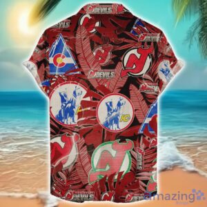 New Jersey Devils 3D Hawaiian Shirt Retro Logo Revolution NHL New Design Summer Gift For Men Women Product Photo 2
