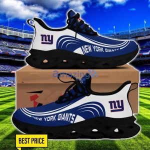 New York Giants Max Soul Sneakers Logo Shoes For Fans Product Photo 2