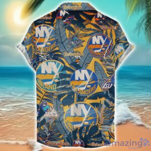 New York Islanders 3D Hawaiian Shirt Retro Logo Revolution NHL New Design Summer Gift For Men Women Product Photo 2