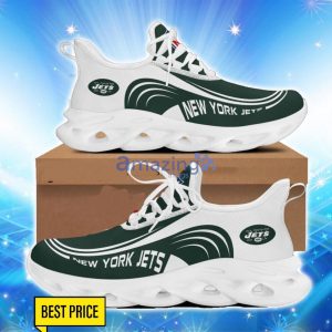New York Jets Max Soul Sneakers Logo Shoes For Fans Product Photo 1