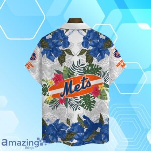 New York Mets MLB Summer Tropical Hawaiian Shirt And Short Product Photo 3