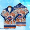 New York Mets Team Logo Colorful Pattern Hawaiian Shirt And Short