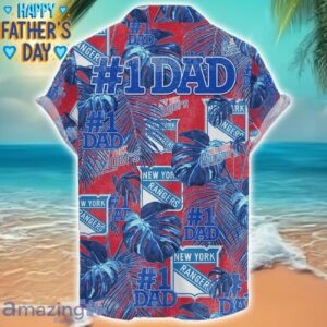 New York Rangers Dad Hawaiian Father’s Day Gift For Dad Grandpa NHL Sports Beach Shirt Product Photo 2