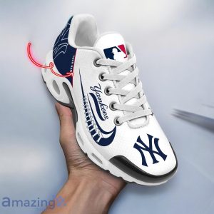 New York Yankees MLB Air Cushion Sport Shoes Custom Name For Fans Trending Gift Shoes Product Photo 1