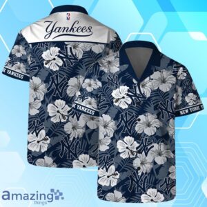 New York Yankees MLB Team Logo Hawaiian Shirt And Short Vintage Pattern Product Photo 1