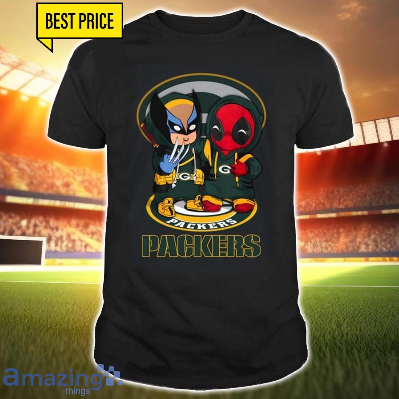 NFL Green Bay Packers Deadpool T Shirt Football Deadpool Shirt image NFL Green Bay Packers Deadpool T Shirt Football Deadpool Shirt Product Photo 1